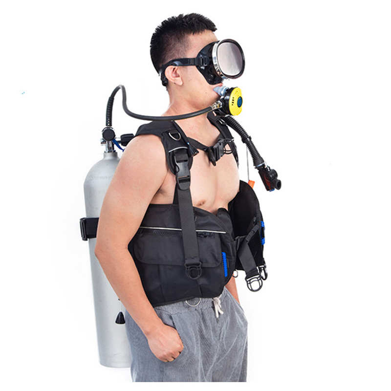 Snorkel Set - Tauch-Auftriebskompensator, verstellbare BCD-Neoprenanzug-Weste vorne mit integrierter