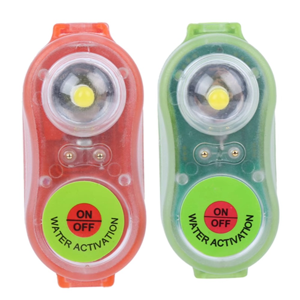 Life Jacket - 1/2 Stück Wasserdichtes LED-Rettungswestenlicht Selbstleuchtend Leichtgewichtiges