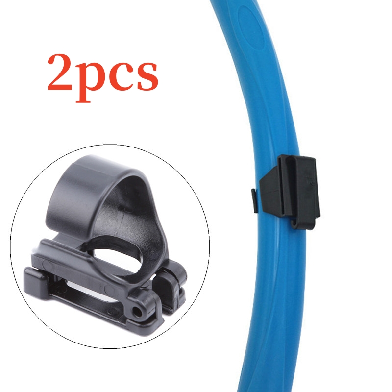 Snorkel Set - 2 Stück/Set Kunststoff-Clip Schnorchelmaskenhalter Halterung Silikon-Schnorchelschnalle