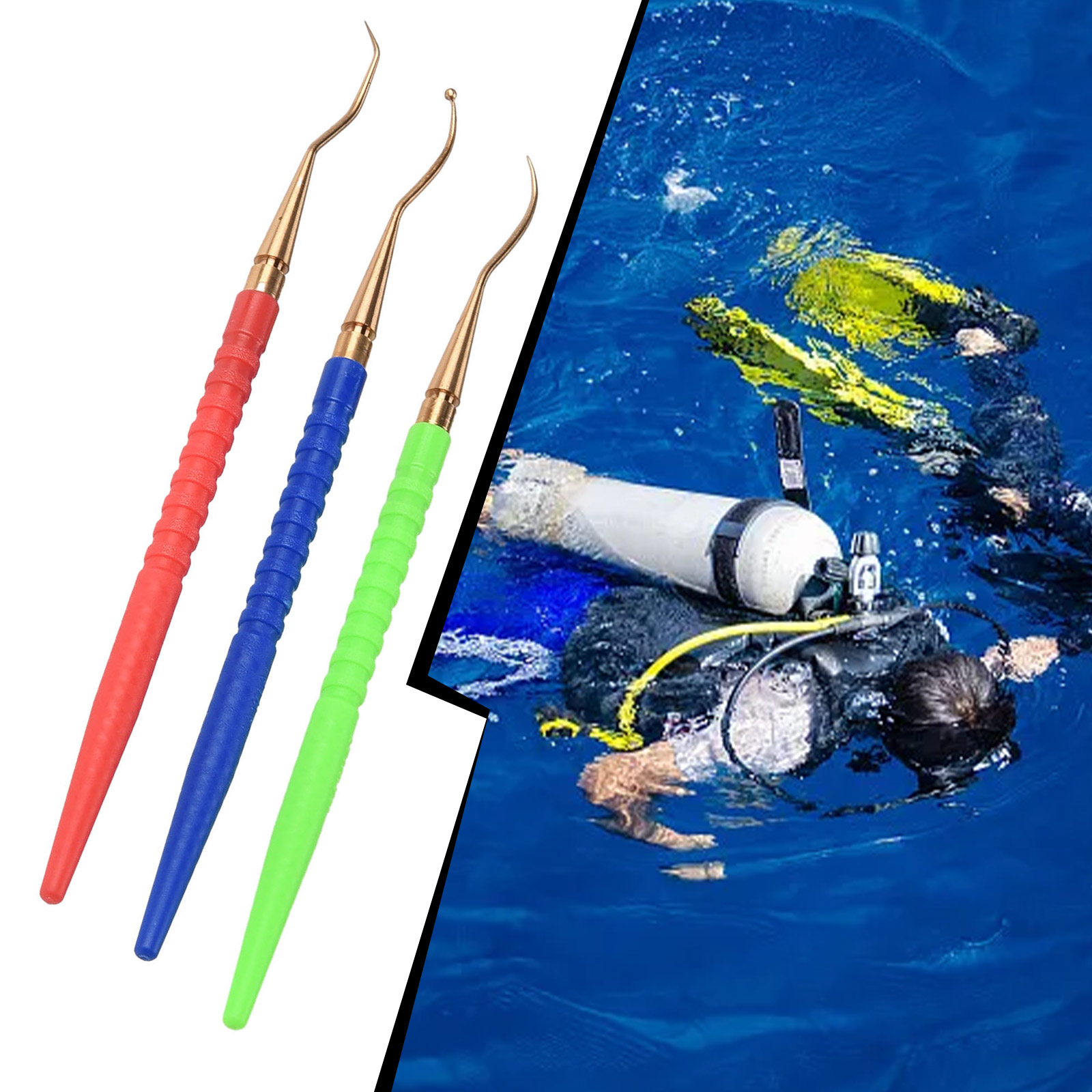 Snorkel Set - 3-teiliges O-Ring-Entferner-Set aus Messing mit Haken