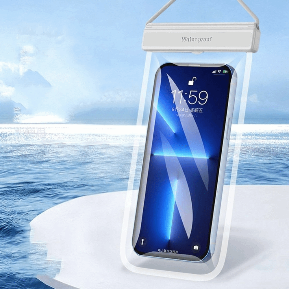 Dry Bag Waterproof - Wasserdichte Handyhülle mit Touchscreen-Funktion, Einfarbig, mit