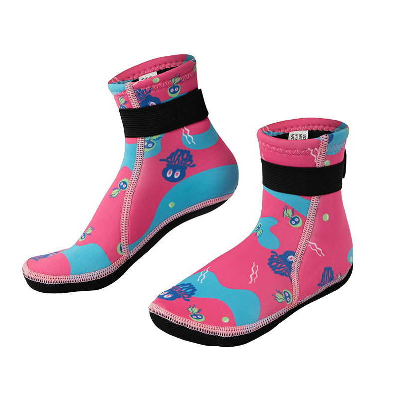 Swim Fins - 3 mm Neopren-Badesocken für Kinder, Kleinkinder,
