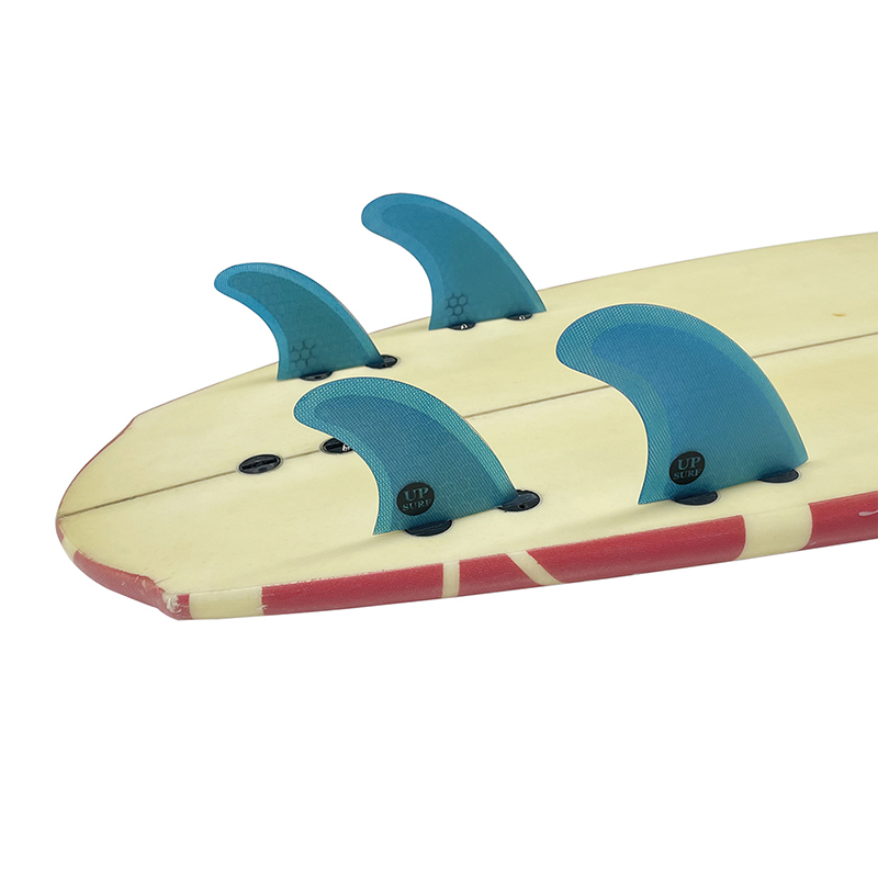 Surfboard Leash - UPSURF M+GL Quad Fins FCS Double