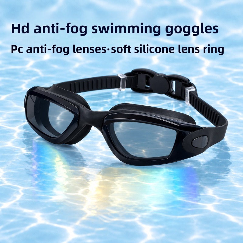 Goggles Swim - Schwimmbrille für Erwachsene, HD, Antibeschlag, weich,
