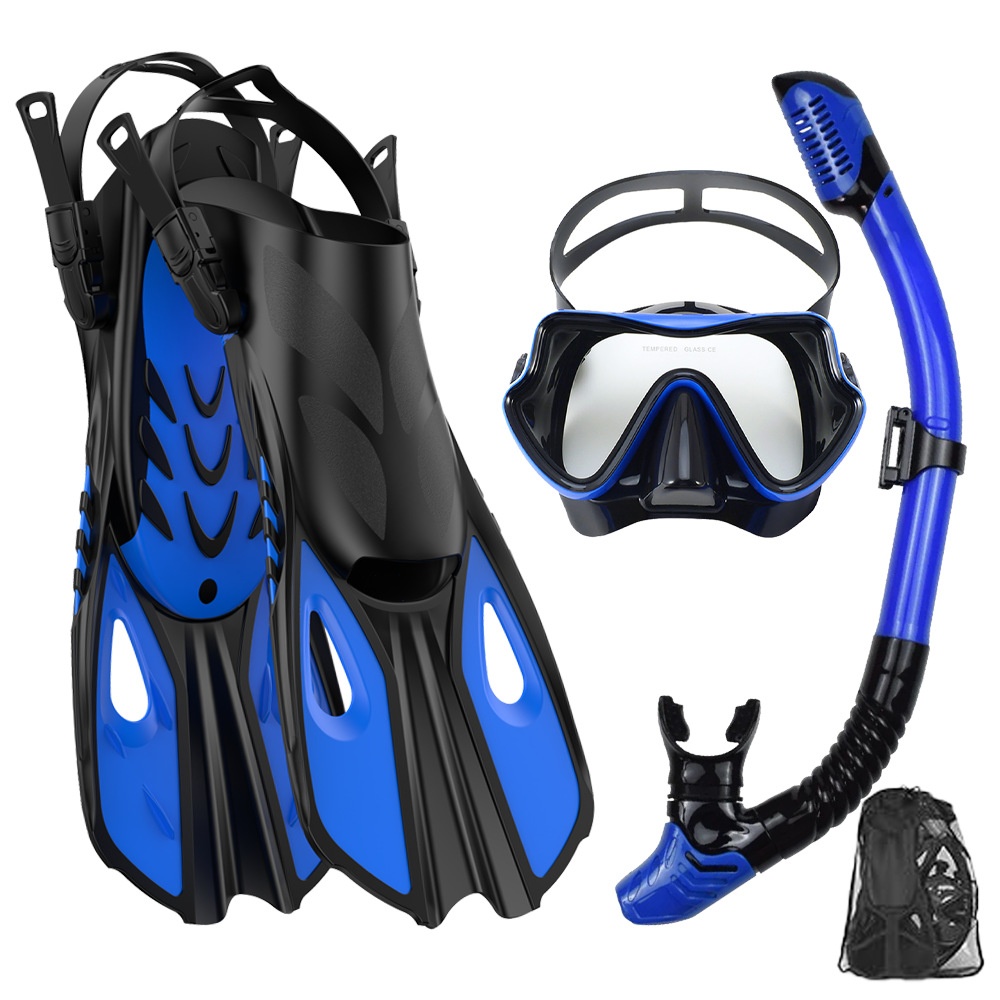 Swim Fins - Schnorchelset Tauchermaske & Schnorchel für Erwachsene