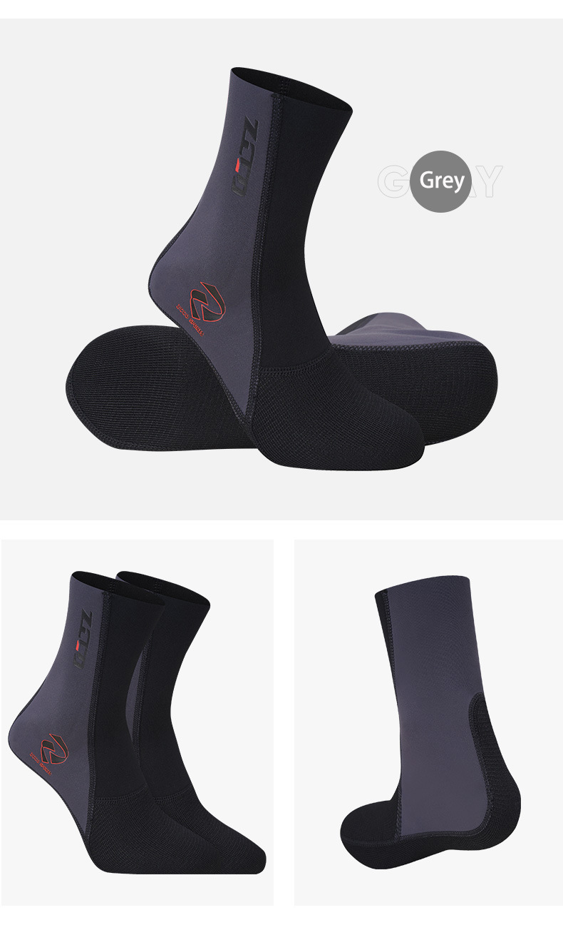 Wetsuit Men - 1,5 mm Neopren-Tauchsocken, rutschfest, für Erwachsene,