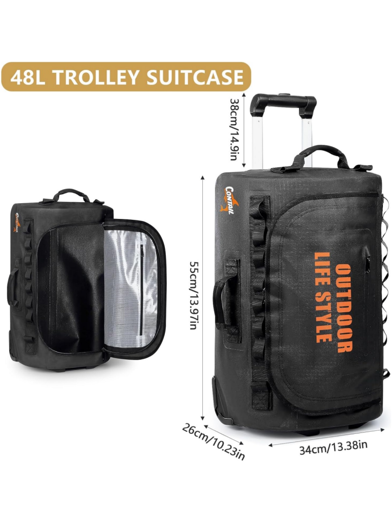 48/95-Liter-Tauchertasche mit  – Snorkeling Gear Bewertung und Preis