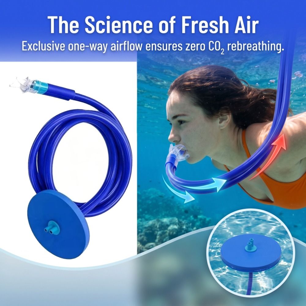 Doppelrohr-Volltrocken-Atemsch – Snorkeling Gear Bewertung und Preis
