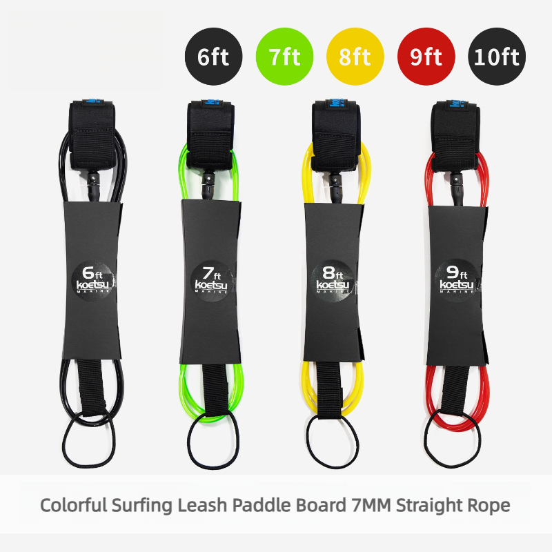 Buntes Surf-Leash 7mm, SUP-Pad – Surfboard Leash Bewertung und Preis