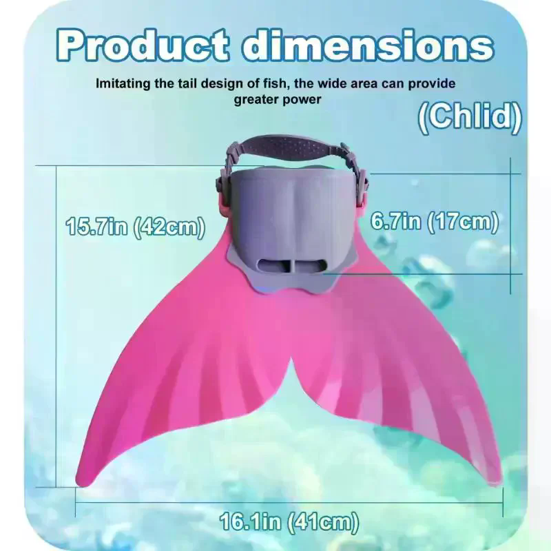 Meerjungfrauen-Silikonflossen  – Swim Fins Bewertung und Preis
