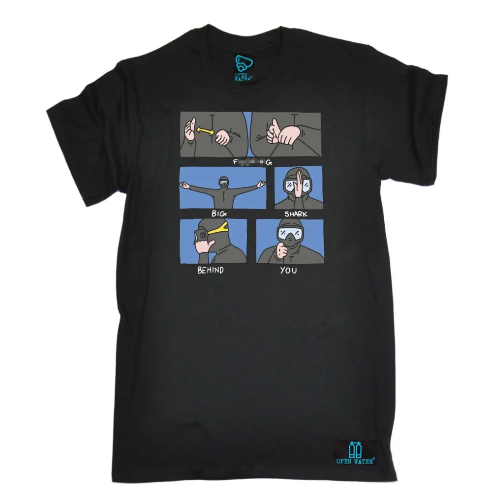 Neues Baumwoll-Taucher-T-Shirt – Diving Mask Bewertung und Preis