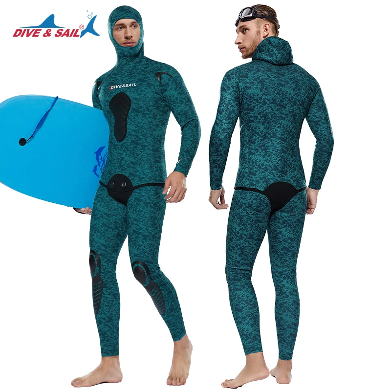 5mm Neopren Zweiteiliger Open- – Wetsuit Men Bewertung und Preis