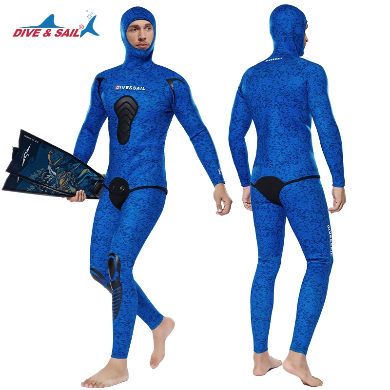 5mm Neopren Zweiteiliger Open- – Wetsuit Men Bewertung und Preis