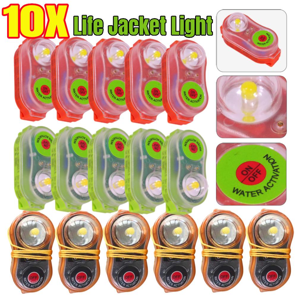 1-10 stücke LED Lithium Schwim – Life Jacket Bewertung und Preis