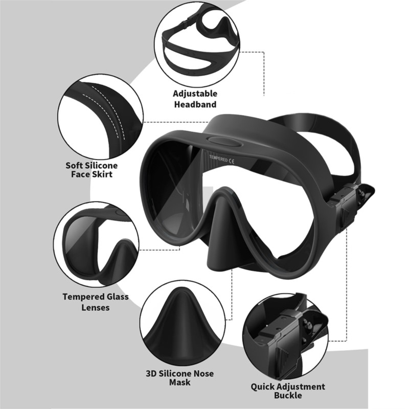 Erwachsenen-Schnorchelset, hal – Snorkel Set Bewertung und Preis