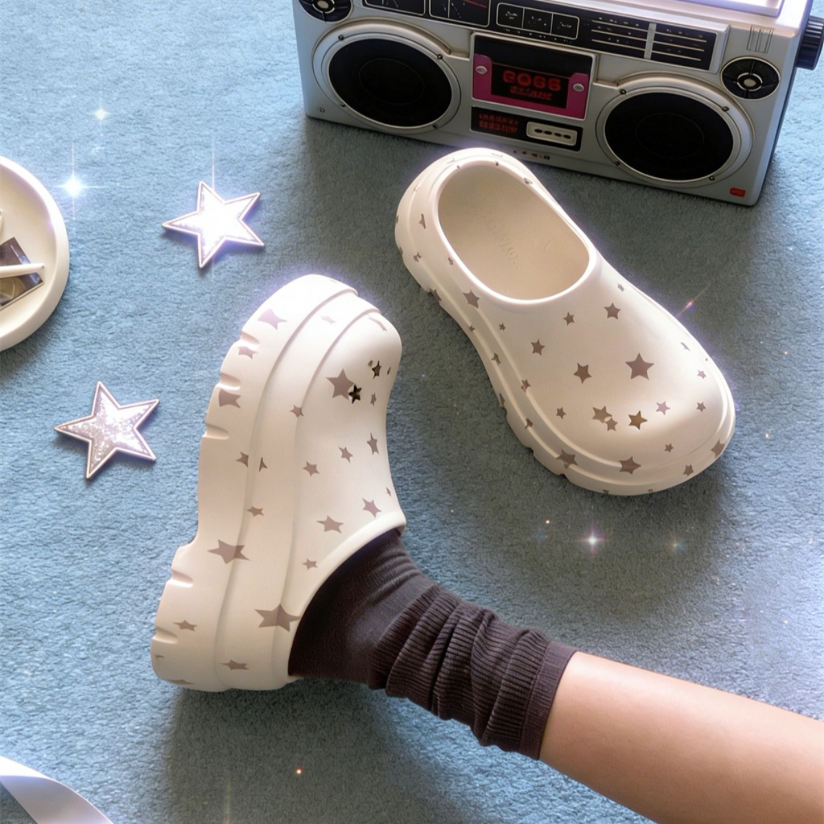 Sommerliche neue Plateau-Panto – Water Shoes Bewertung und Preis