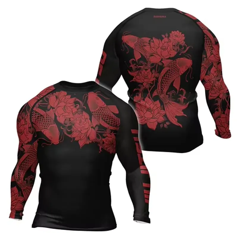 3D Langarm Herren Retro Schnel – Rash Guard Bewertung und Preis